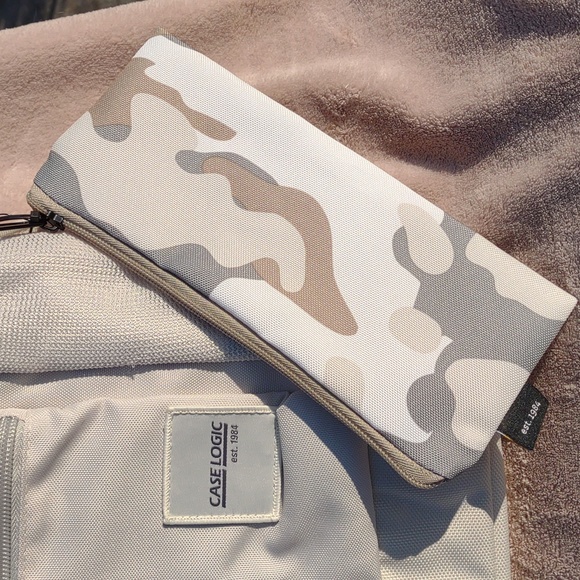 ๐CASE LOGIC Commence Concrete Camo Backpack w/ Pencil Case - Picture 11 of 16